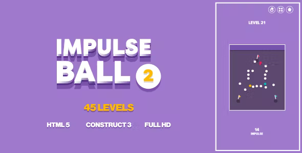 Impulse Ball 2 HTML5 Game Construct3