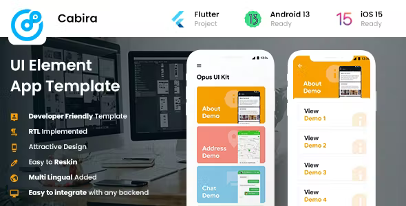 Ionic UI Kit elements with 100 Screens Android UI Kit iOS UI Kit IONIC UI Kit