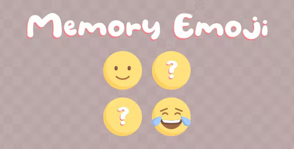 Memory Emoji HTML5 Game Construct 3