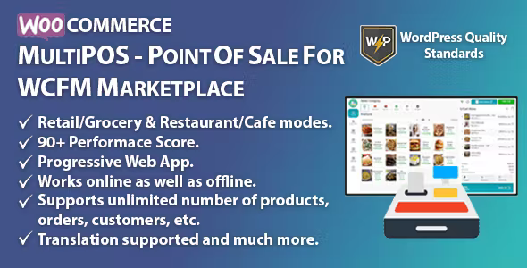 MultiPOS Point of Sale for WCFM Marketplace MultiVendor POS System