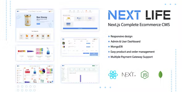 NextLife Next.js Ecommerce CMS