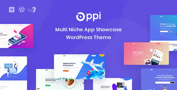 Oppi Multi Niche App Showcase WordPress Theme