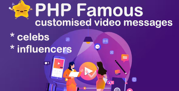 PHP Famous Personalised Video Messages from Celebs and Influencers