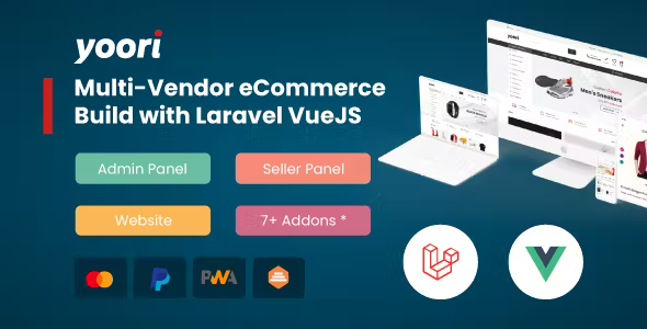 YOORI - Laravel Vue Multi-Vendor PWA eCommerce CMS 1.5.1 1 YOORI Laravel Vue Multi Vendor PWA eCommerce CMS