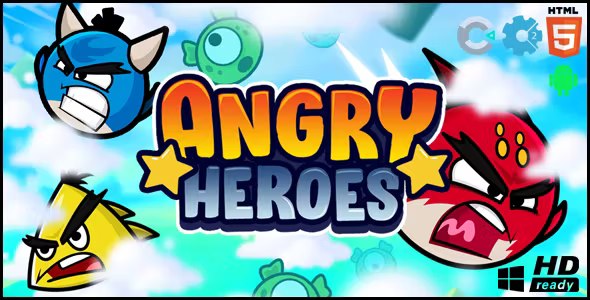 Angry Heroes HTML5 Game Construct 23