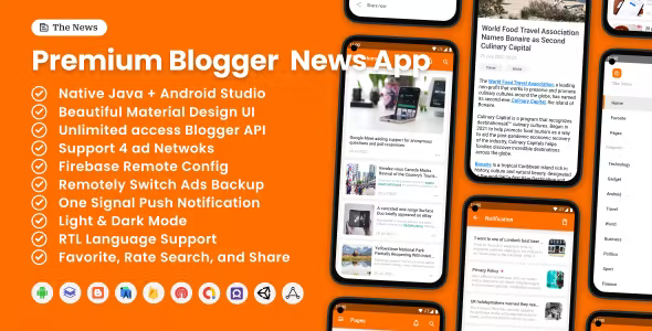 The News Premium Blogger News App 1.0