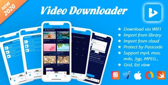 Video Downloader Video Storage iOS 13 with Admob