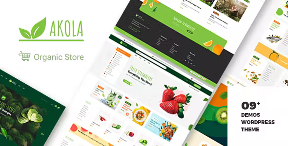 Akola Organic Food Store WordPress Theme