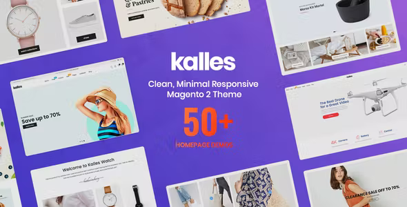 Kalles Clean Minimal Responsive Magento 2 Theme