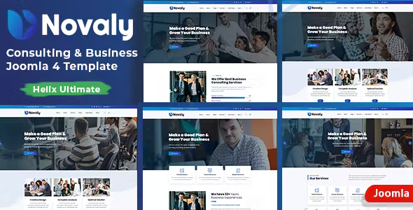Novaly – Consulting Business Joomla 4 Template