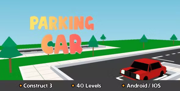 Parking Car HTML5 Game Construct 3