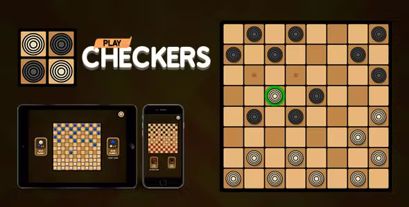 Play Checkers HTML5 Game