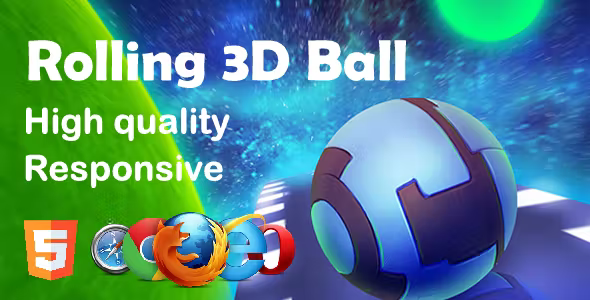 Rolling Ball 3D HTML5 Game