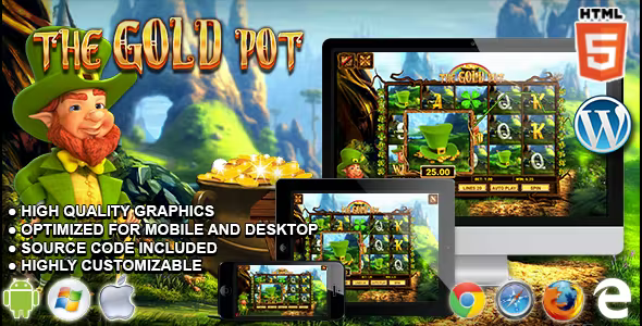 The Gold Pot Slot Machine Premium HTML5 Casino Game