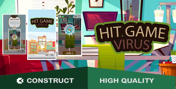 Virus Hit Game HTML5 Game capx