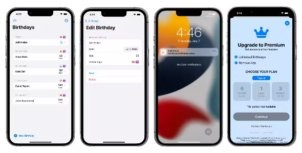 Birthday Reminder & Zodiac Signs - SwiftUI Full iOS Application 1 Birthday Reminder Zodiac Signs SwiftUI Full iOS Application