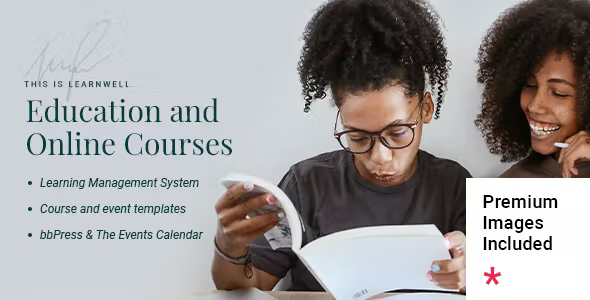 LearnWell - Education and Online Courses Theme 1 LearnWell Education and Online Courses Theme