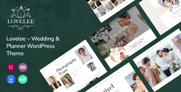 Lovelee – Wedding & Planner WordPress Theme 1.0.2 1 Lovelee – Wedding Planner WordPress Theme