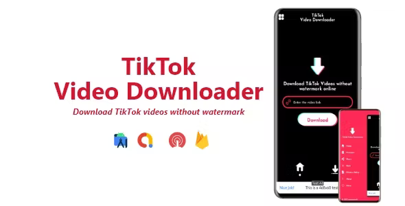 TikTok Video Downloader TikTok Videos Without Watermark ADMOB FIREBASE ONESIGNAL