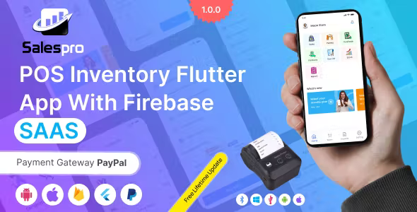 SalesPro Saas Flutter POS Inventory Management Full App With Firebase