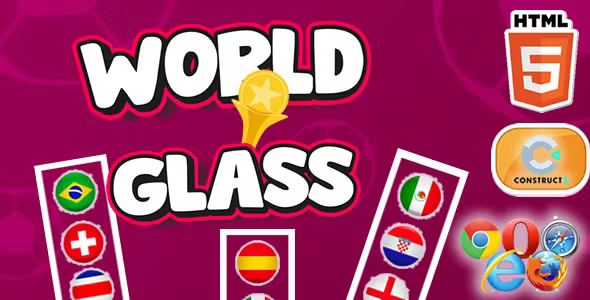 WORLD CUP GLASS HTML5 Game Construct 3