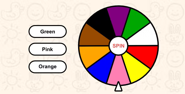 Color Wheel Educational Game for Kids Html5 Game Construct 23