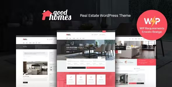 Good Homes A Contemporary Real Estate WordPress Theme