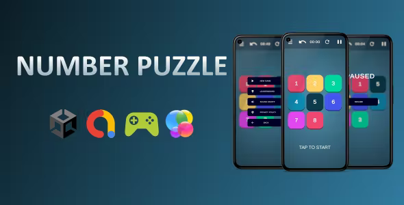 Number Puzzle Game Unity Admob Leaderboard