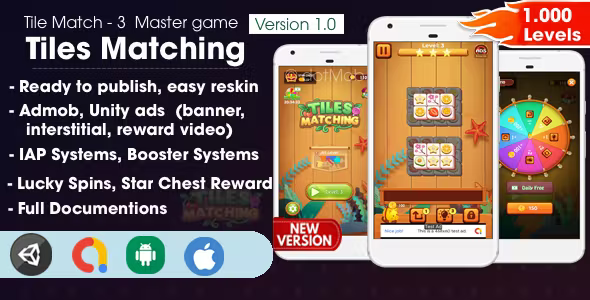 Tiles Matching - Unity Complete Project 1 Tiles Matching Unity Complete Project
