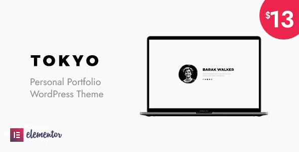Tokyo Personal Portfolio WordPress Theme